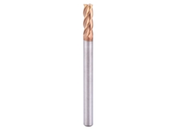 Fresa De Acero De Carburo De Tungsteno Con 4 Ranuras Hrc60 Para Aluminio Y Cobre, D4xd4x50, Para Fresado Cnc.