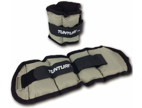 Pesas de Tobillo y Muñeca TUNTURI Negro (2kg)