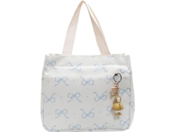 Bolsa De Almuerzo Para Mujer | Bolsa Impermeable Con Estampado De Lazo – Portátil Y Reutilizable Para Actividades