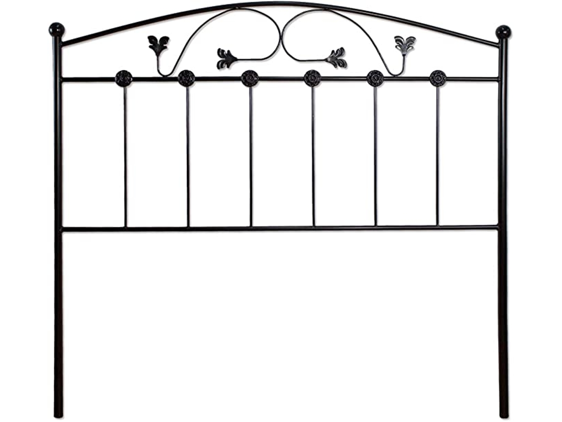 Cabecero de Forja FACTORY MUEBLES Manchego, Negro Cama de 105 cm (110 cm x 125)