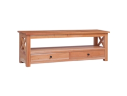 Mueble de Armario Tv 115X30X40 Cm Madera de Caoba Maciza