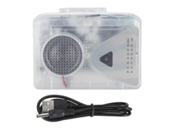 Convertidor Portátil De Casete A Mp3 Con Radio Fm/am Y Conector Para Auriculares De 3,5 Mm.