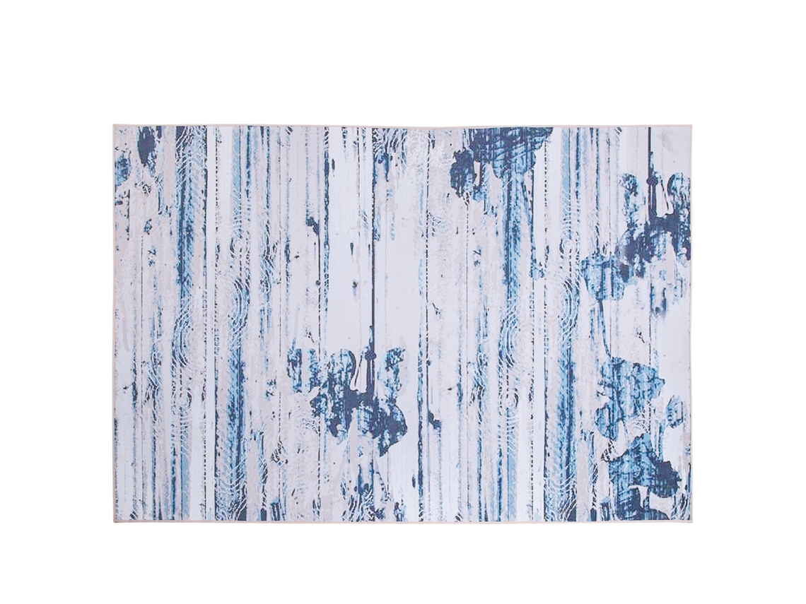 Alfombra de pelo corto BELIANI Burdur de Poliéster Azul 140x200