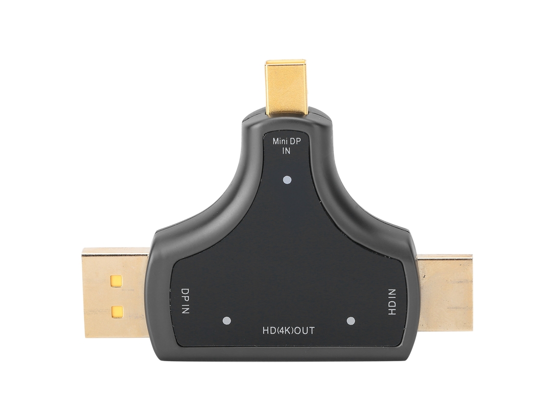 Adaptador (4k Hd Plug And Play Universal) Dp 3 En 1 Multifuncional Portátil Adaptador Para Laptop D62a