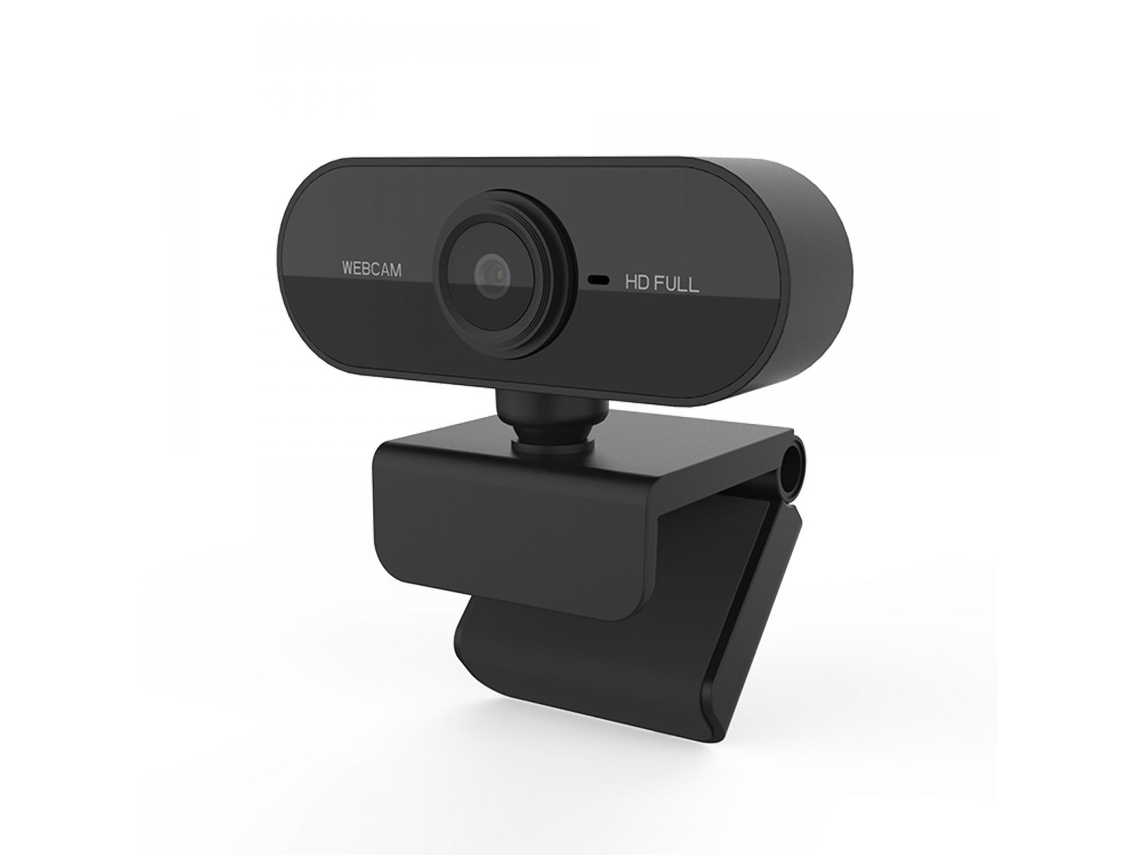 Cámara web Full HD 1080p con micrófono con reducción de ruido, conexión USB, para streaming, para portátiles, PC y Mac, clases online y videollamadas.