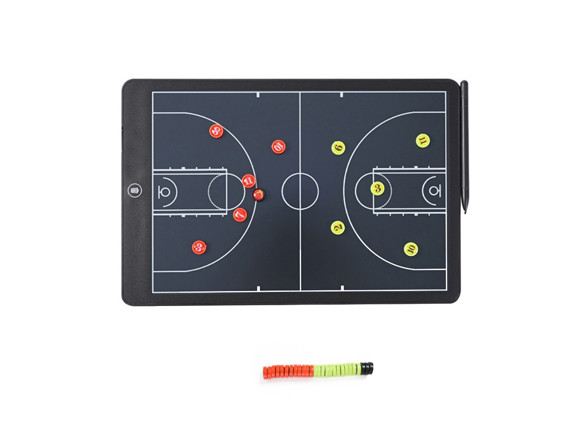 Pizarra magnética recargable de 16 pulgadas para entrenamiento de baloncesto, portapapeles táctico para entrenadores Digitallab