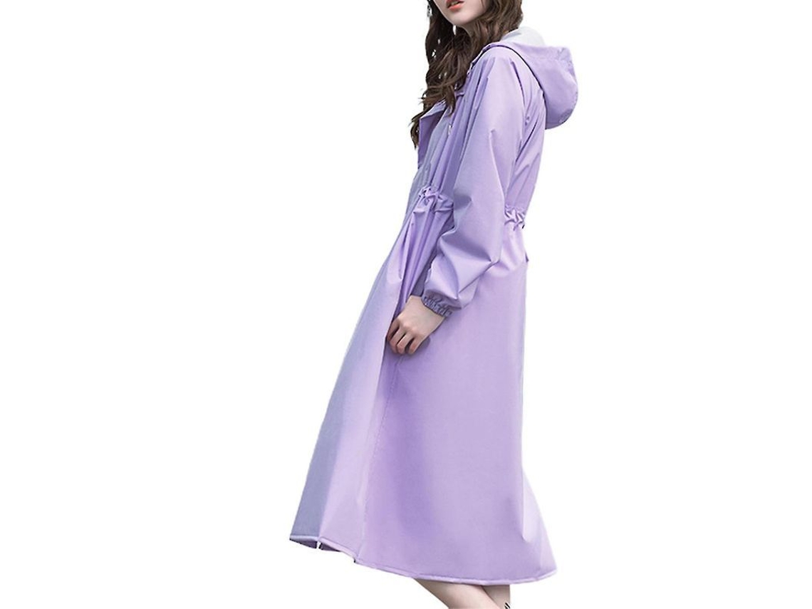 2026-impermeable Largo Ligero Para Mujer Con Capucha Reusable Resistente Al Agua Para Actividades Al Aire Libre