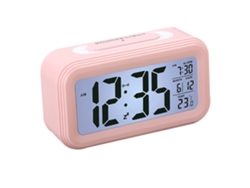Despertador LCD grande, luz de fondo, calendario y temperatura. Kofihety
