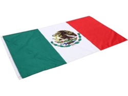 Bandera Nacional Mexicana Inoomp, A La Intemperie Y A La Luz, Hecha De Poliéster, 90x150cm, Para Decoración De Jardines