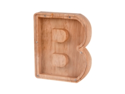 Hucha De Madera Con Letras Del Alfabeto - Juguete Educativo - Regalo Para Niños