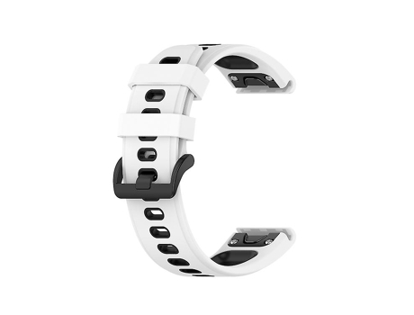 Correa Smartwatch Para Garmin Fenix 7/Epix Blanco Negro VENISYMLIS