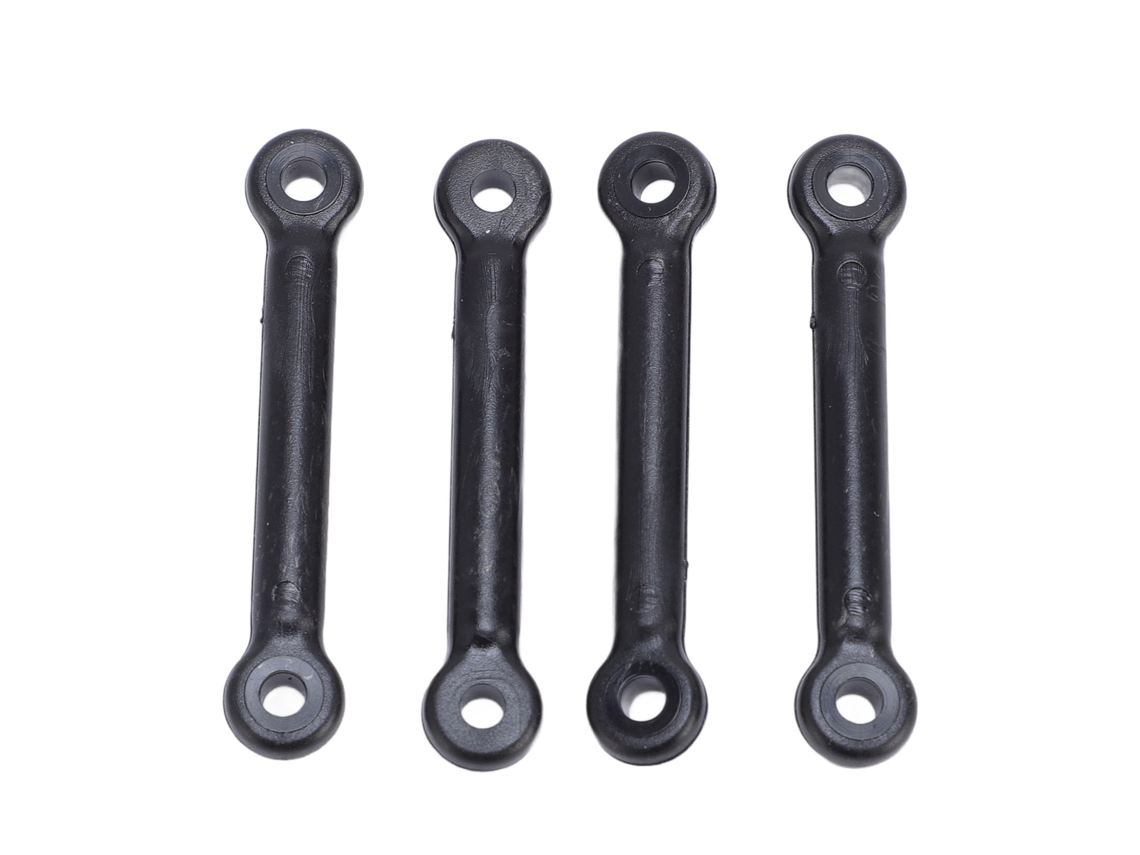 4 Piezas De Vigas De Conexión Para Coche Rc A Escala 1/18, Accesorios De Repuesto Para Chasis Delantero, Trasero, Superior E Inferior (plástico)
