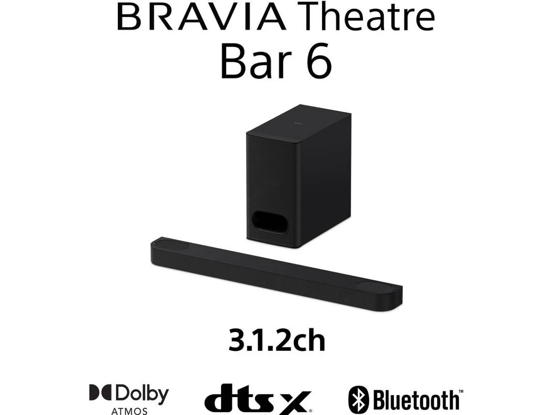 Soundbar SONY BRAVIA HT-B600 Theatre Bar 6 (3.1.2 Canales