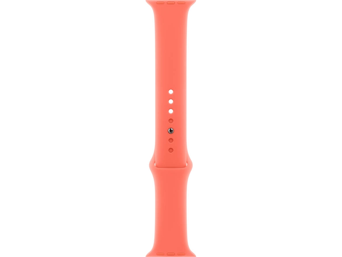 Correa APPLE Sport Band para Apple Watch 46 mm (Tangerine - Tamaño - S/M)