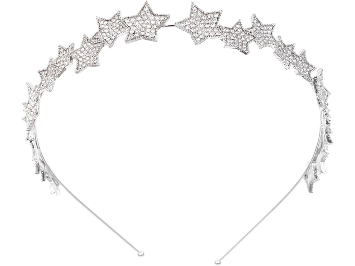 Tiara De Plata Para La Novia, Accesorio Para La Ceremonia Y La Fiesta.