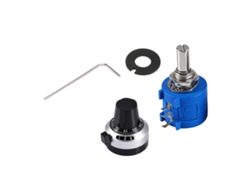 Potenciómetro Preciso Bobinado Rotativo 10k Ohm 10 Vueltas 3590s-2-103l Con Perilla