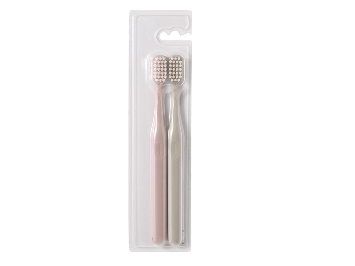 Cepillo De Dientes Manual Ultrasuave Para Adultos Con Mango Largo Antideslizante Y Cerdas Densas.