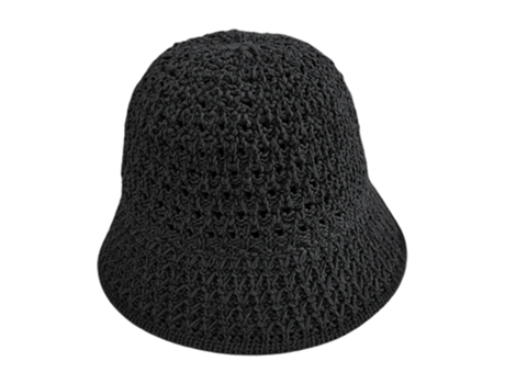 Sombrero De Pescador - Sombrero De Lavabo Hueco De Paja - Negro Sombrero De Pescador - Sombrero De Lavabo Hueco De Paja - Negro JEIIBRZUI