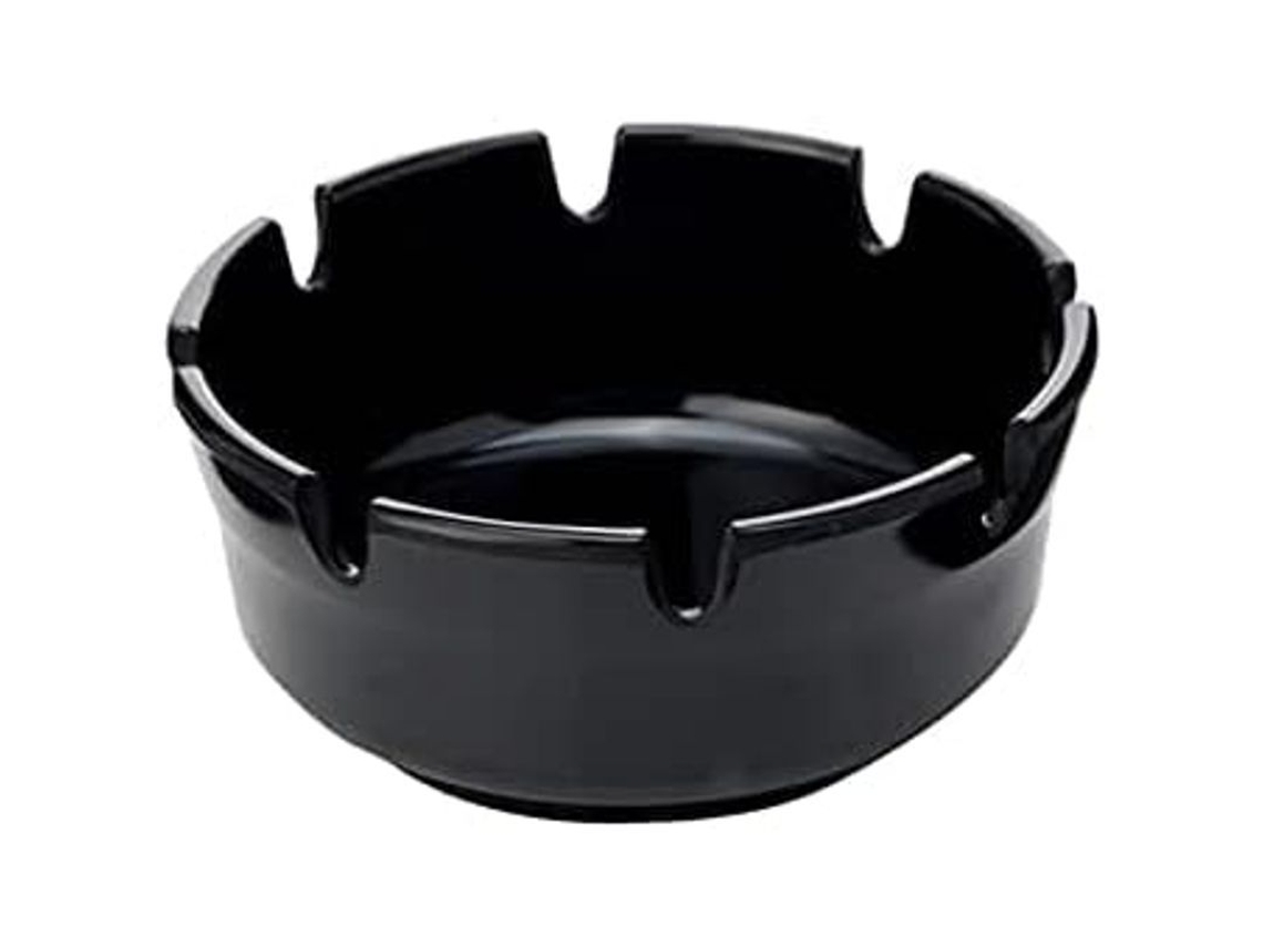 Cinturón De Cigarrillos De Melamina Negra De 10 Cm Con 8 Muescas Para Bares Y Hogar.
