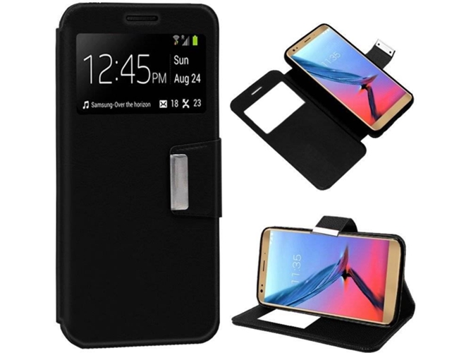 Funda ZTE Blade V9 COOL Flip Negro