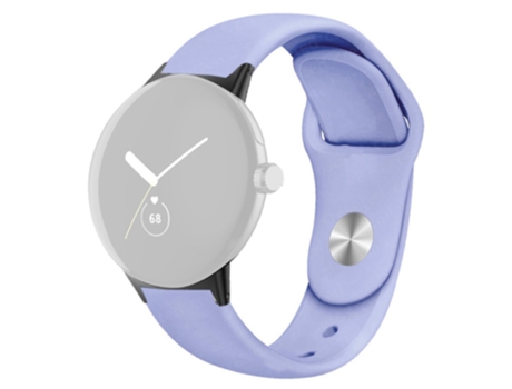 Correa de Silicona liberación rápida transpirable para Google Pixel Watch - púrpura claro