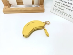 Monedero Con Forma De Fruta - Colgante Para Monedero - Plátano - Aprox. 3x2x8cm