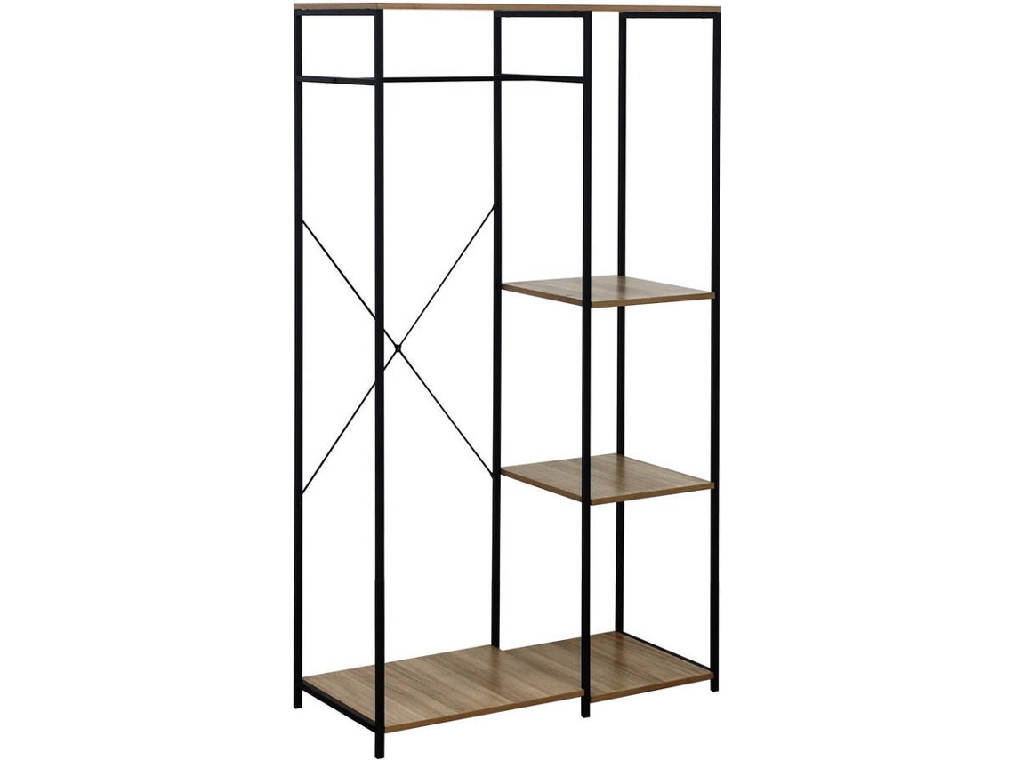 Perchero 7H SEVEN HOUSE Oilu Beis (Madera, Acero - 90x40x167 cm)