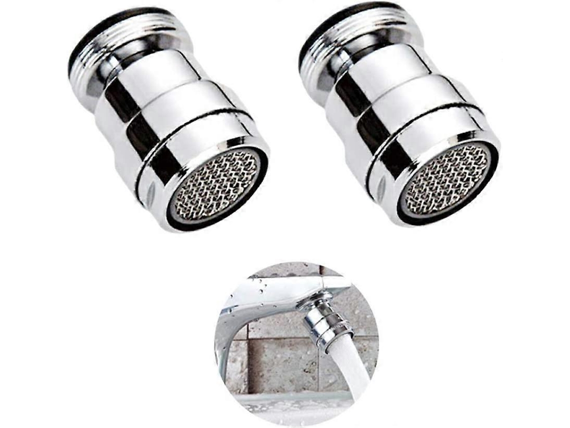 Aspersor De Agua Giratorio 360 Grados De Acero Inoxidable Con Hilo 16mm Filtro Ahorrador Extensión Grifo Cocina Baño