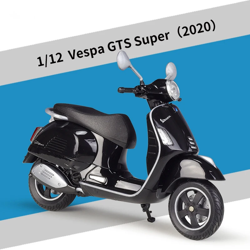 (negro) Modelo De Motocicleta De Metal Fundido A Presión, Coche De Juguete Coleccionable Todoterreno