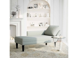 Chaise longue con cojín/apoyabrazos derecho de terciopelo Wsd847597 Adorable Home