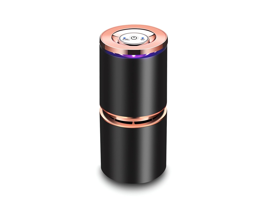 Mini purificador de aire Purificadores de aire USB para el escritorio de la oficina del automóvil Habitación pequeña, súper silencioso con l BISBISOUS