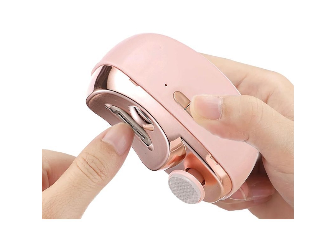 Tijeras De Uñas Eléctricas Con Luz Y 2 Velocidades, Recargables, Seguras Para Cuidadores, Personas Mayores Y Niños.