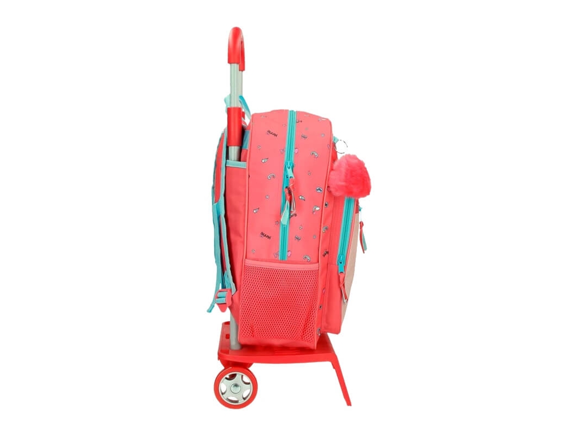 Mochila De La Escuela Adap 38 Cm Con Minnie Lovin Life Coral Car