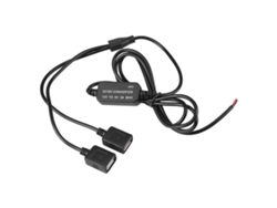 Conversor DC-DC de 12V para 5V 3A com USB duplo, regulador de tensão redutor para carro, GPS e smartphone.
