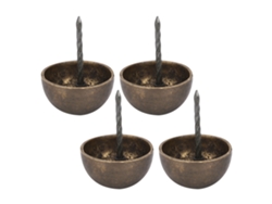 4 Piezas De Clavos De Tapicería De Latón Antiguo Con Cabeza Redonda, Accesorios Para Muebles De 3-6 Cm, Color Bronce.