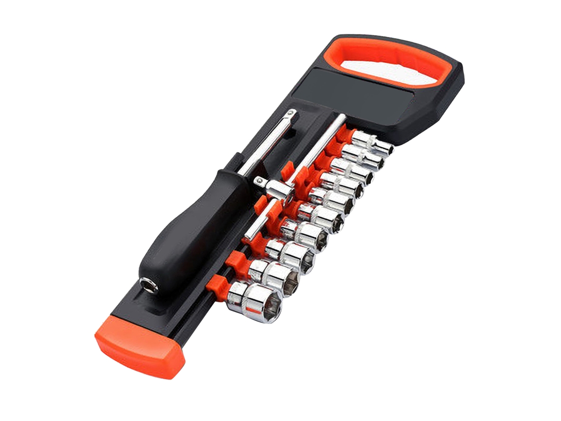 Juego De 12 Llaves Multiusos De 1/4 De Pulgada Con Guantes Para Reparaciones Automotrices.