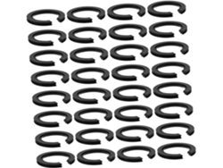100 Anillos Adaptadores Negros Para Pantallas De Lámparas, Que Se Convierten En Reductores Para Portalámparas: Una Conversión Sencilla Para Iluminación Diaria Y Festiva.