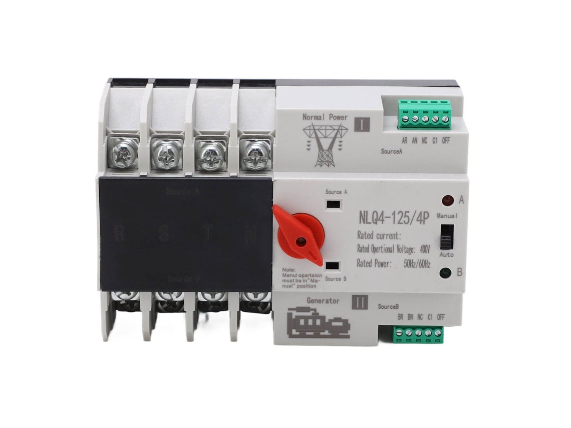 Veloriskku-conmutador De Transferência Automática Dual 4p Resistente A Altas Temperaturas 20a Ac400v