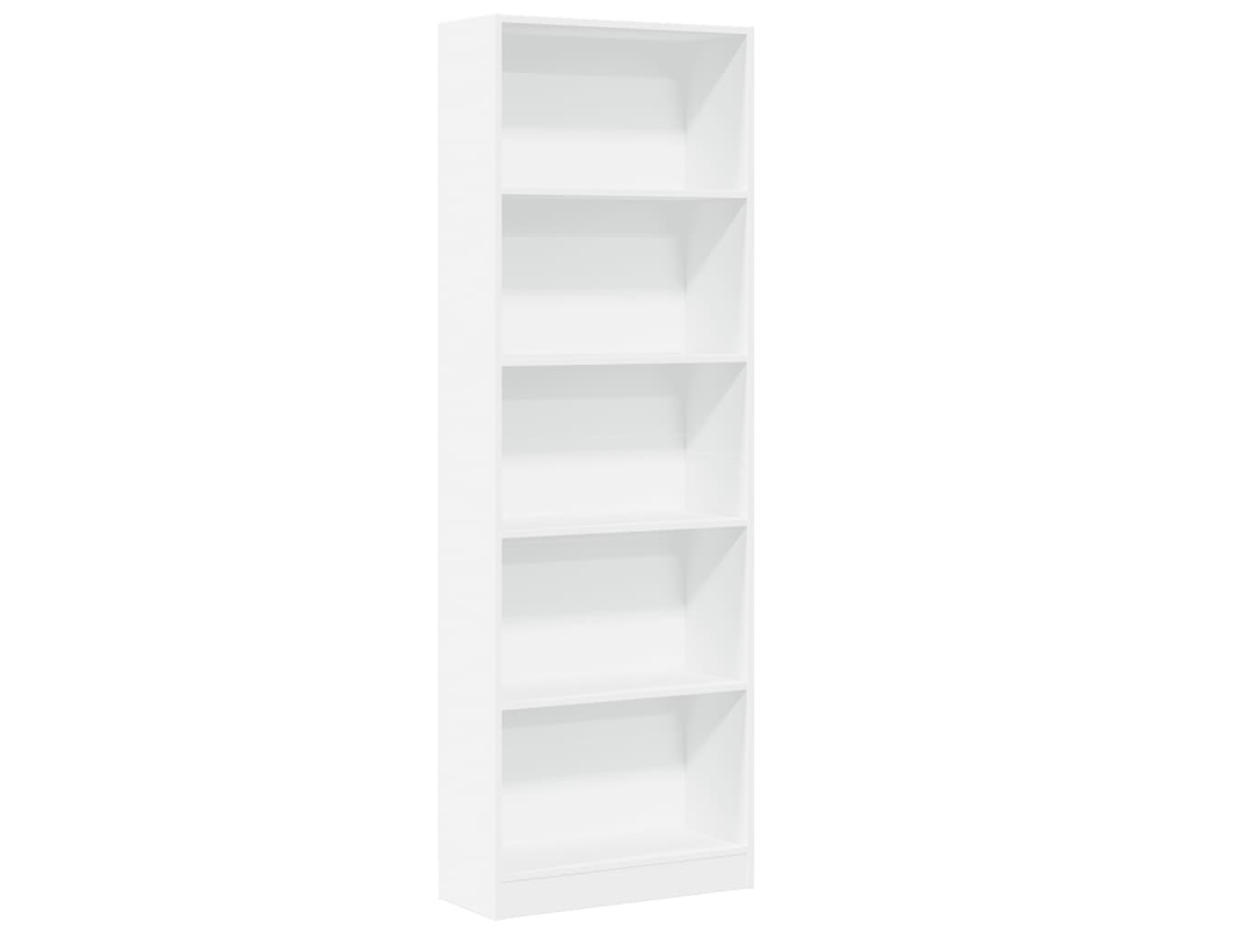 Estantería Blanca 60x24x176 cm Madera de Ingeniería MAISON EXCLUSIVE