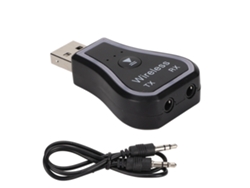 Transmisor/receptor Bluetooth 5.0 2 En 1 Con Luz Ambiental Rgb Y Adaptador Usb Para Sistemas De Tv Y Estéreo Domésticos.