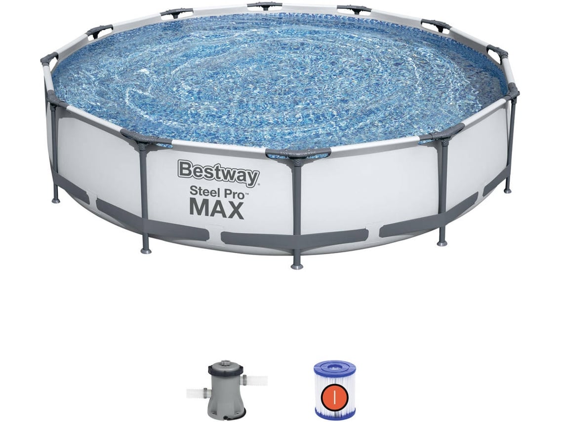 Piscina Tubular BESTWAY 56416 (con Cartucho - 6473 L - 366x76cm)