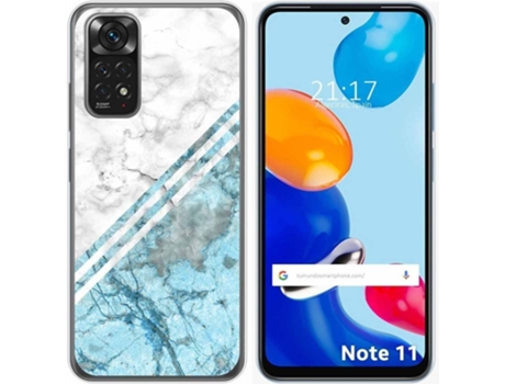 Carcasa Xiaomi Redmi Note 11 TUMUNDOSMARTPHONE Dibujos Mármol 02 Multicolor