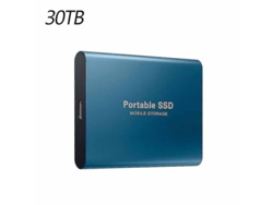 Disco Ssd Externo Portátil De Alta Velocidad De 64 Tb, 30 Tb, 2 Tb Y 500 Gb, De 2,5 Pulgadas, Para Portátiles Y Teléfonos Móviles - Azul