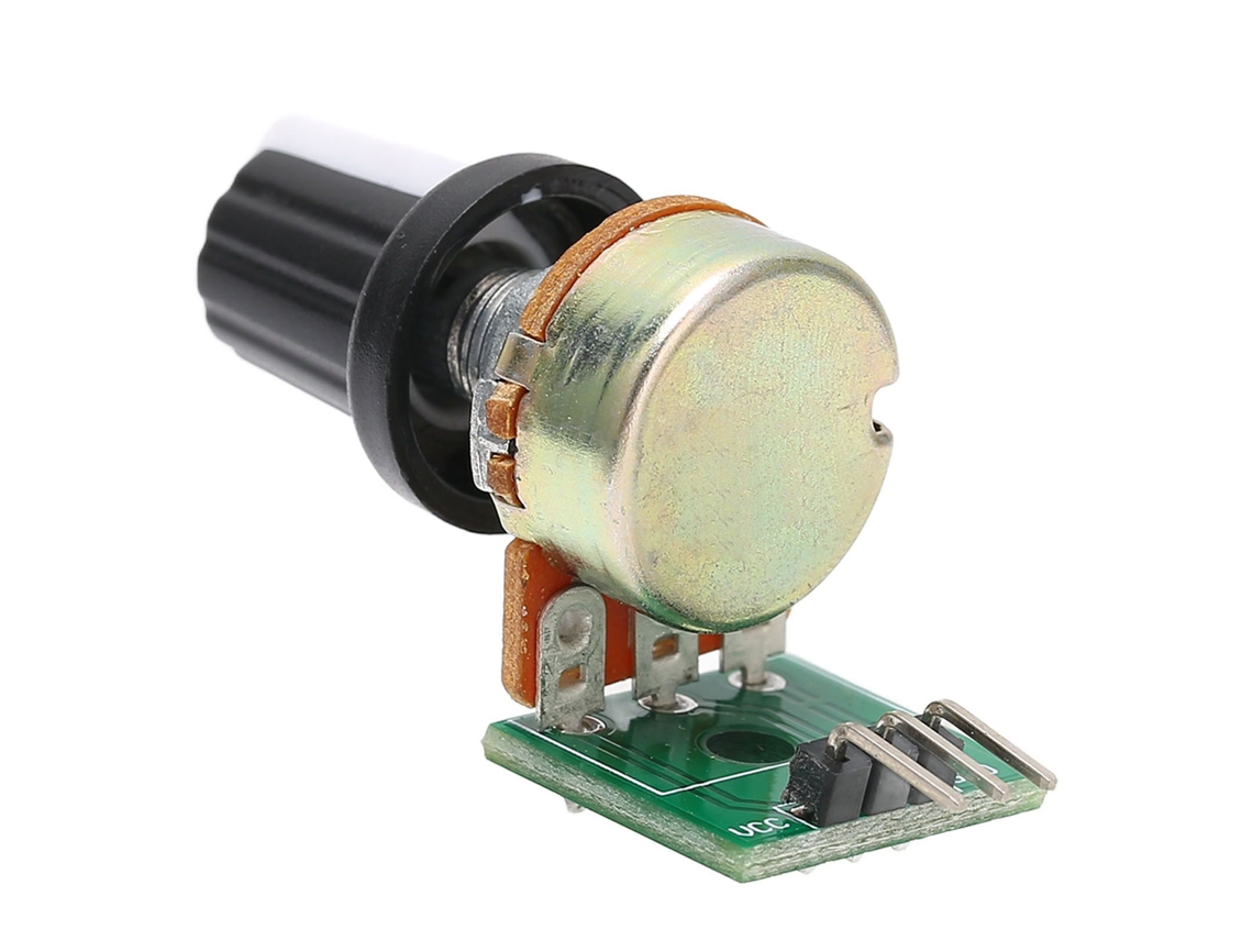 Módulo Potenciómetro 10k Resistor Ajustable Giratorio De Una Vuelta Salida Analógica 0‑5v