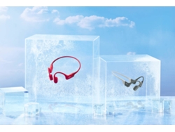 Auriculares Bluetooth Multipoint SHOKZ Openrun (Open Ear - Micrófono - Rojo)