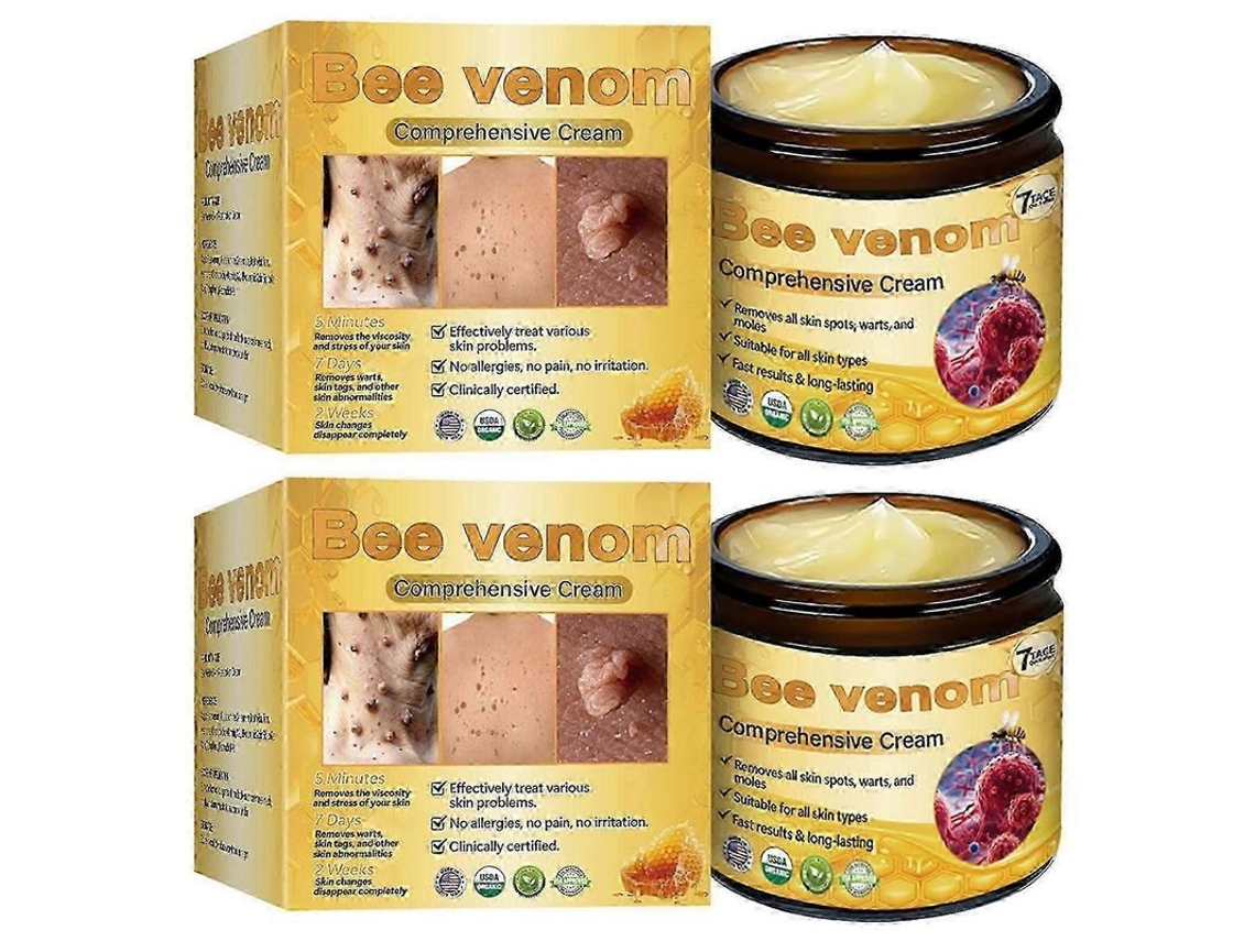 Crema Completa Con Veneno De Abeja, Sérum Antiverrugas De Rápida Absorción Para La Eliminación De Verrugas Y Bultos En La Piel Qj