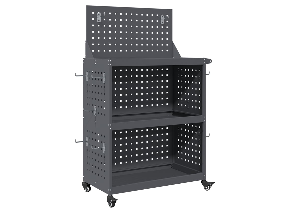Armarios para herramientas Vidaxl de acero antracita (65 x 35 x 111 cm)