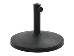 Base De Sombrilla Redonda De Poliresina Negra 10 Kg