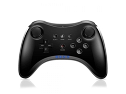 Mando Pro para Wii U, mando inalámbrico para consola Nintendo Wii U, joystick con dos joysticks analógicos Hengjian (negro)