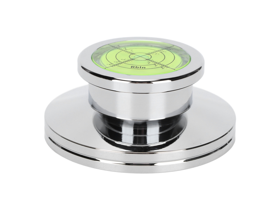 Estabilizador De Toca-discos Em Liga De Alumínio Clamp Para Discos De Vinil Com Vibração Balanceada Prata